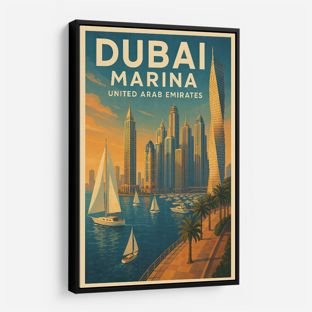Dubai Marina Poster 1 Wall Art