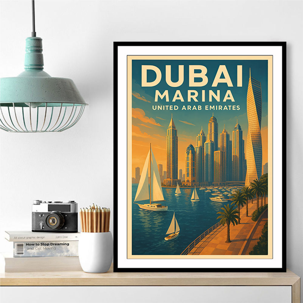 Dubai Marina Poster 1 Wall Art