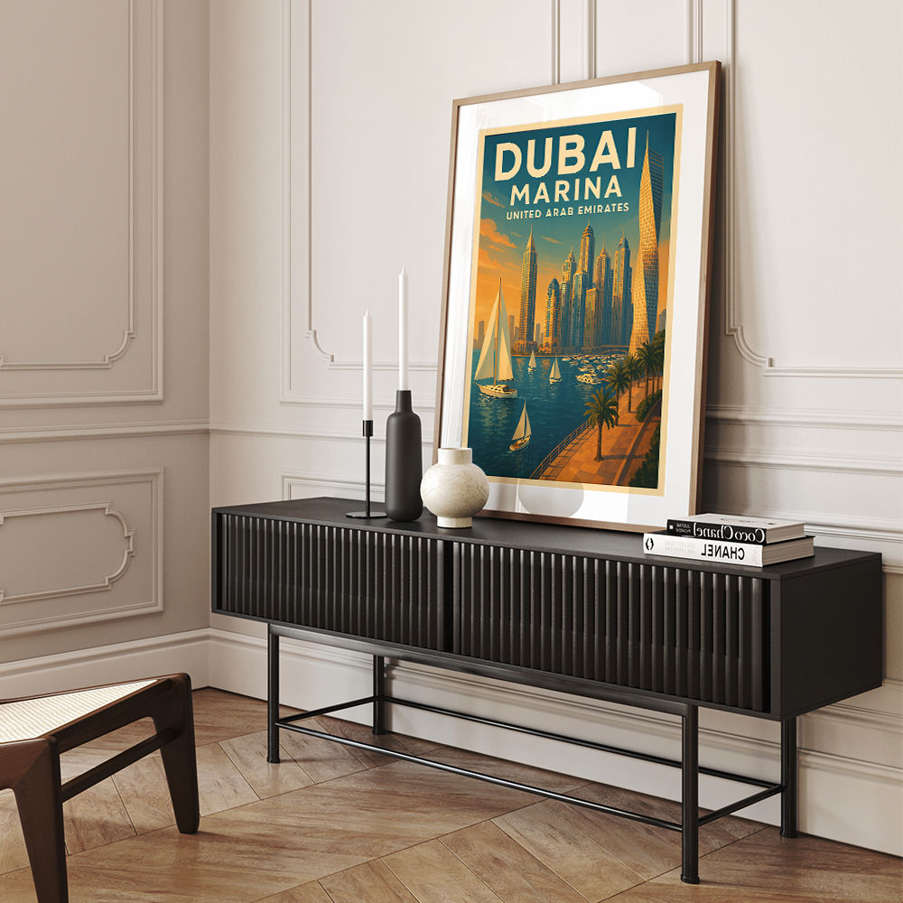 Dubai Marina Poster 1 Wall Art