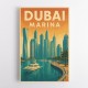 Dubai Marina Poster Wall Art