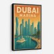 Dubai Marina Poster Wall Art