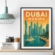 Dubai Marina Poster Wall Art