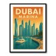 Dubai Marina Poster Wall Art