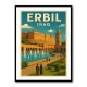 Erbil Iraq Travel Poster 1 Wall Art
