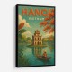 Hanoi Travel Poster 1 Wall Art