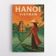 Hanoi Travel Poster Wall Art