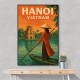 Hanoi Travel Poster Wall Art