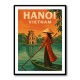 Hanoi Travel Poster Wall Art