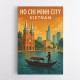 Ho Chi Minh City Travel Poster 1 Wall Art
