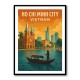 Ho Chi Minh City Travel Poster 1 Wall Art