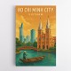 Ho Chi Minh City Travel Poster Wall Art