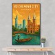 Ho Chi Minh City Travel Poster Wall Art