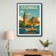 Istanbul Turkey Travel Poster 1 Wall Art