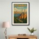 Istanbul Turkey Travel Poster Wall Art