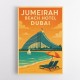 Jumeirah Beach Hotel Poster 1 Wall Art