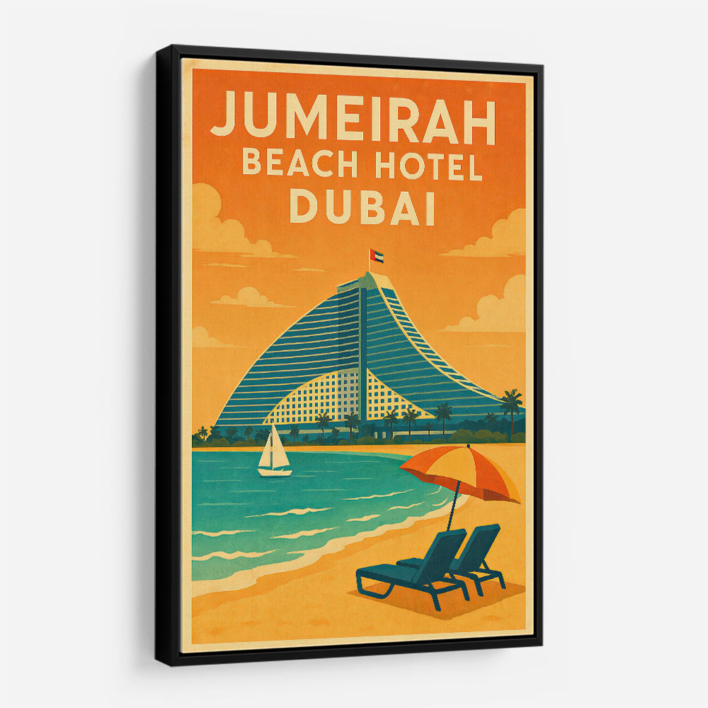 Jumeirah Beach Hotel Poster 1 Wall Art