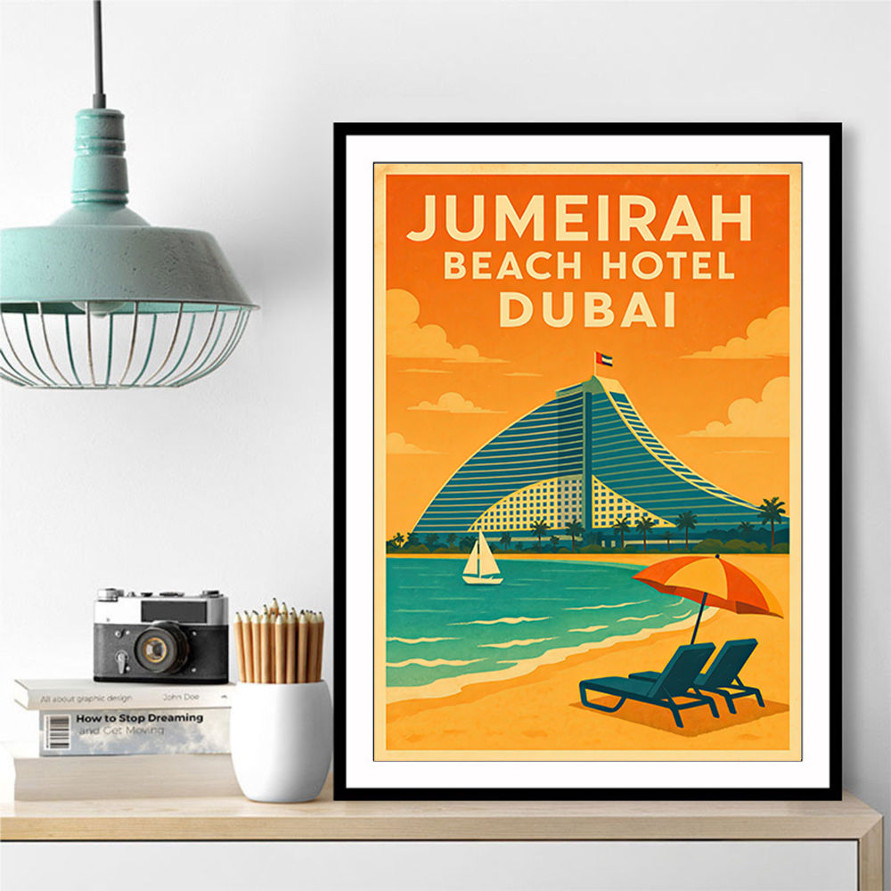 Jumeirah Beach Hotel Poster 1 Wall Art