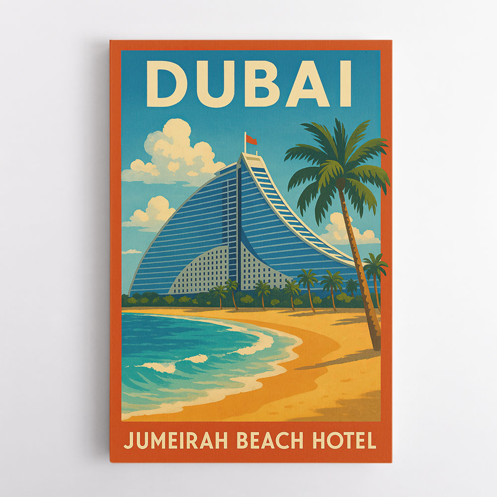 Jumeirah Beach Hotel Poster Wall Art