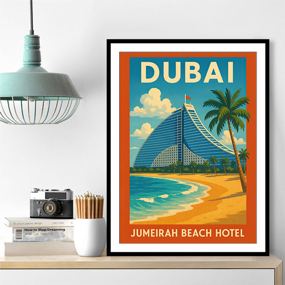 Jumeirah Beach Hotel Poster Wall Art