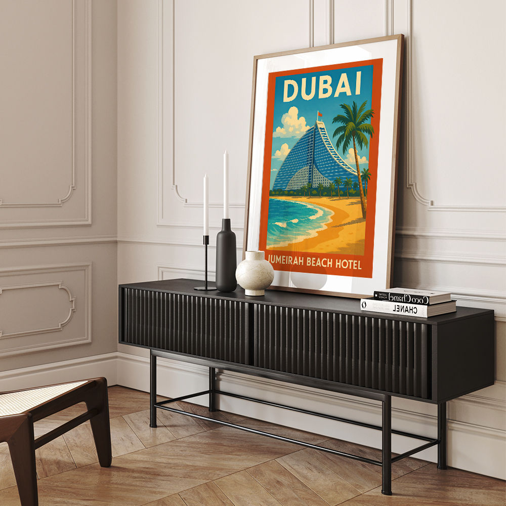 Jumeirah Beach Hotel Poster Wall Art