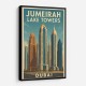 Jumeirah Lake Towers Poster 1 Wall Art