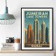 Jumeirah Lake Towers Poster 1 Wall Art