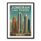 Jumeirah Lake Towers Poster 1 Wall Art