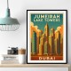 Jumeirah Lake Towers Poster Wall Art