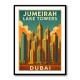 Jumeirah Lake Towers Poster Wall Art