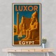 Luxor Egypt Travel Poster 1 Wall Art