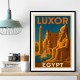 Luxor Egypt Travel Poster 1 Wall Art