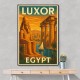 Luxor Egypt Travel Poster Wall Art