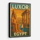 Luxor Egypt Travel Poster Wall Art