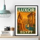 Luxor Egypt Travel Poster Wall Art