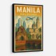 Manila Travel Poster 1 Wall Art