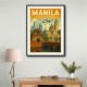 Manila Travel Poster 1 Wall Art