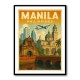 Manila Travel Poster 1 Wall Art