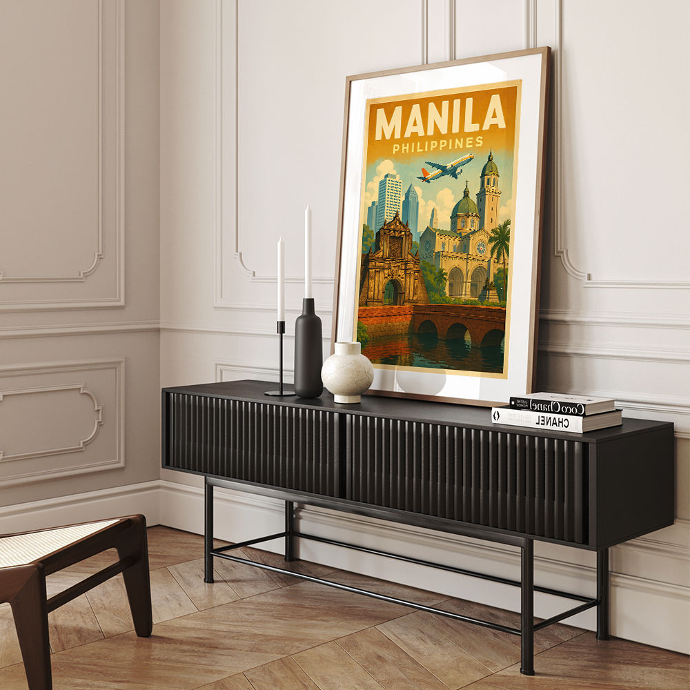 Manila Travel Poster 1 Wall Art