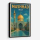 Mashhad Iran Travel Poster 1 Wall Art