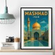 Mashhad Iran Travel Poster 1 Wall Art
