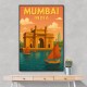 Mumbai India Travel Poster 1 Wall Art