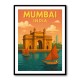 Mumbai India Travel Poster 1 Wall Art