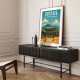 Seoul South Korea Travel Poster 1 Wall Art