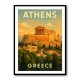 Athens Acropolis Athens Greece Travel Poster Wall Art