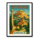 Athens Greece Travel Poster 1 Wall Art