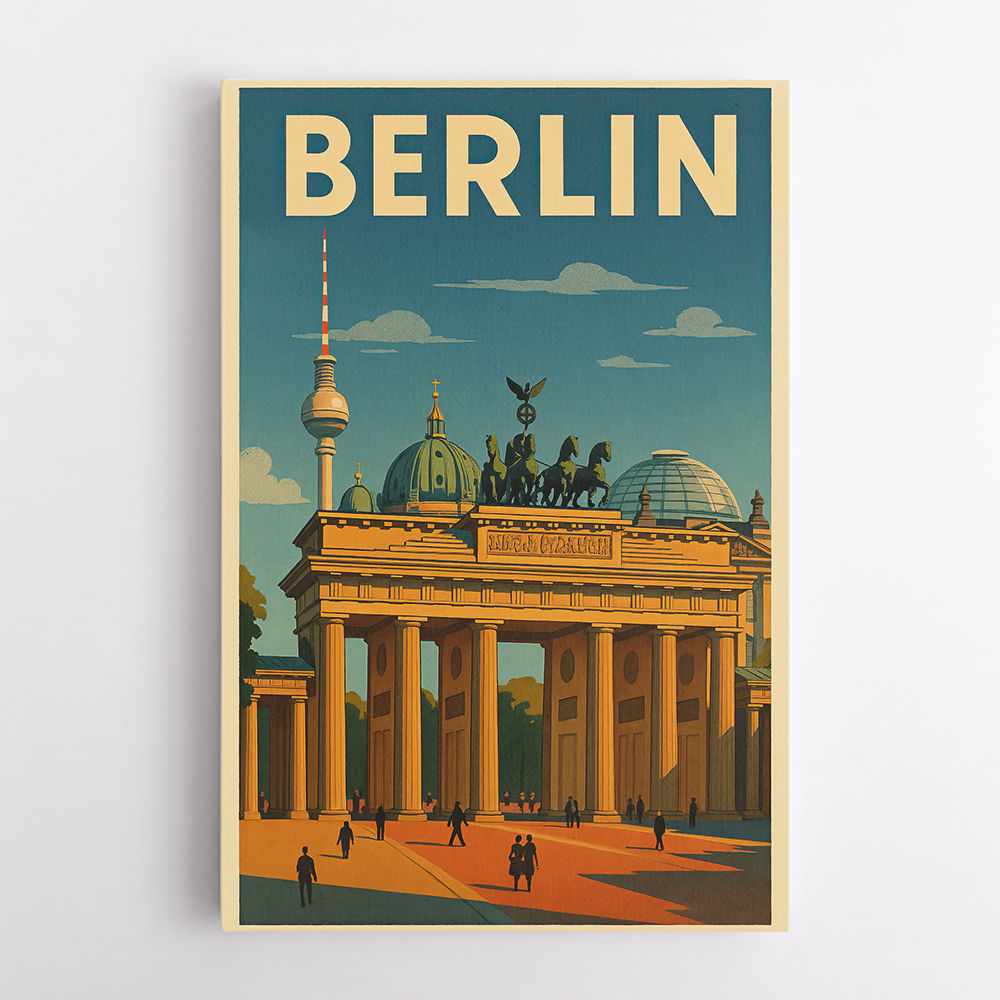 Berlin Travel Poster 1 Wall Art