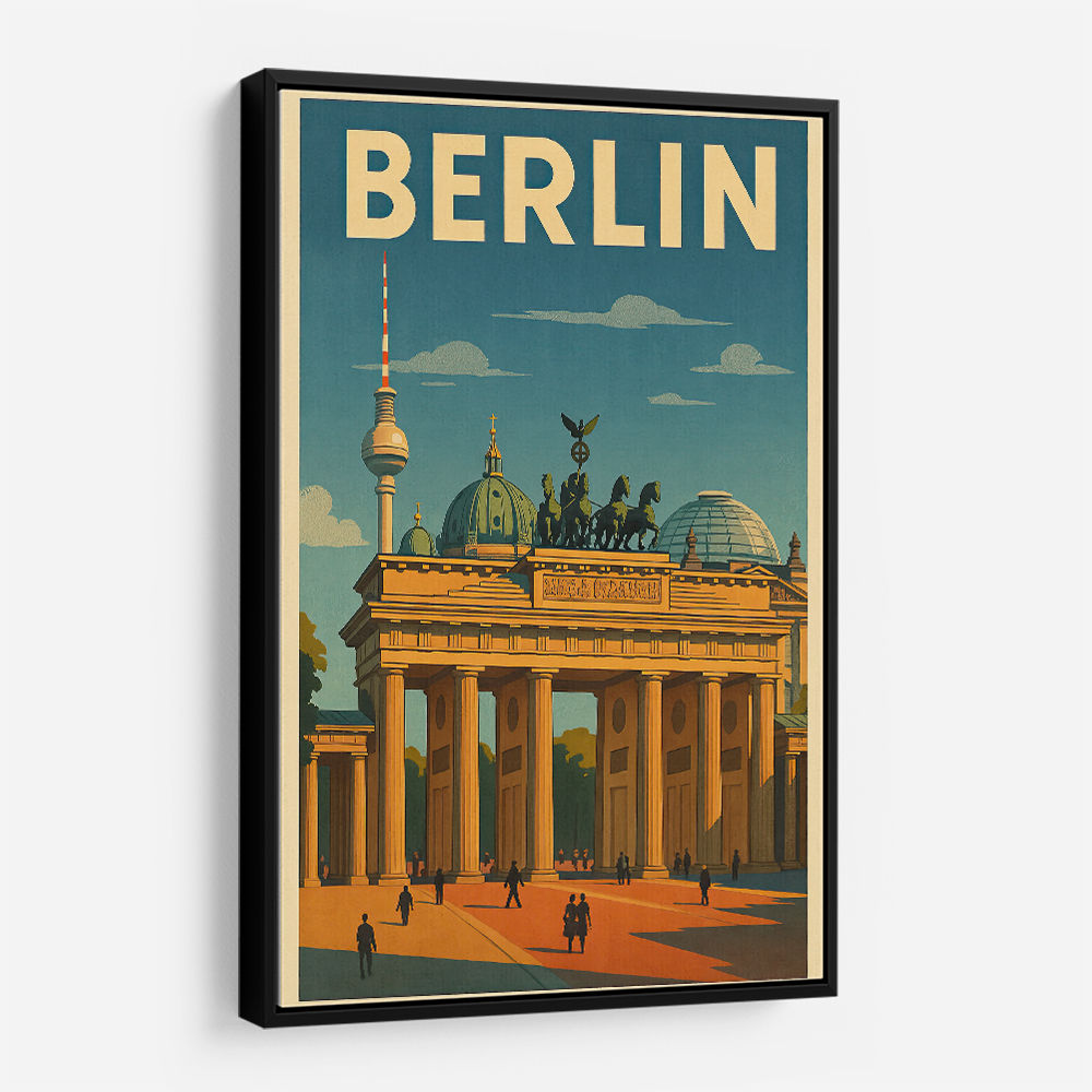 Berlin Travel Poster 1 Wall Art