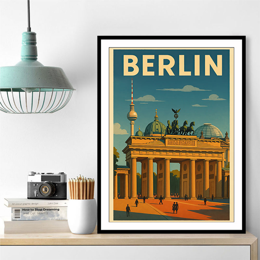 Berlin Travel Poster 1 Wall Art