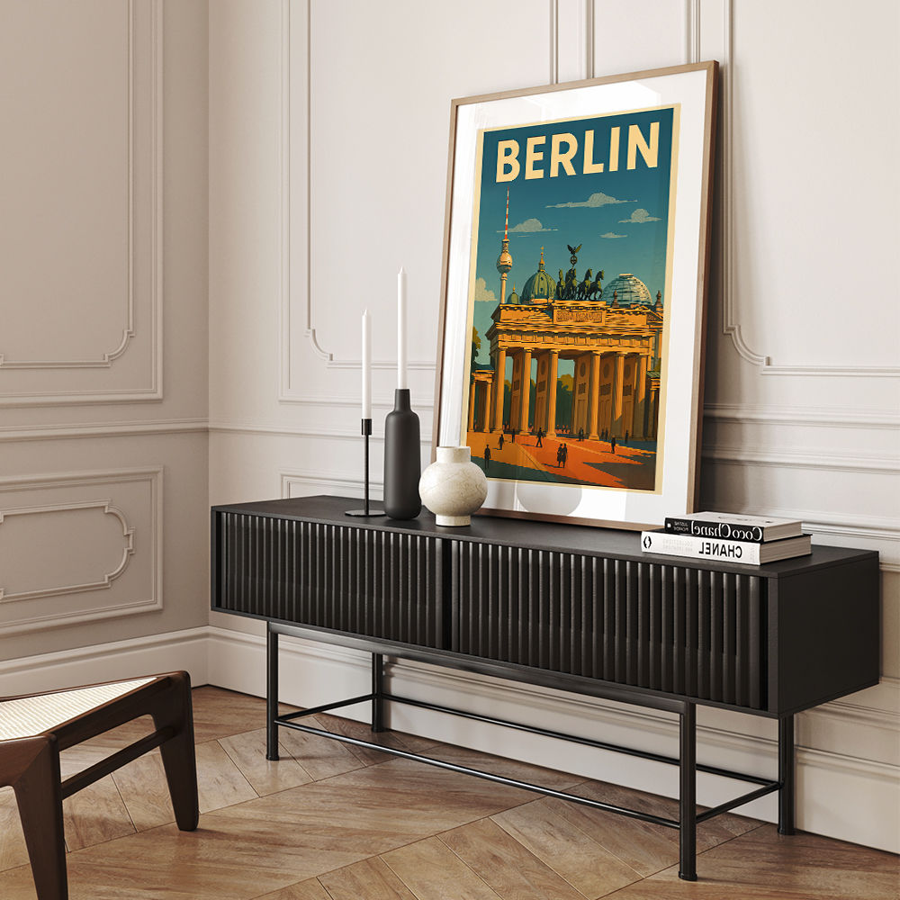 Berlin Travel Poster 1 Wall Art