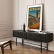 Berlin Travel Poster Featuring Berlin Wall 1 Wall Art